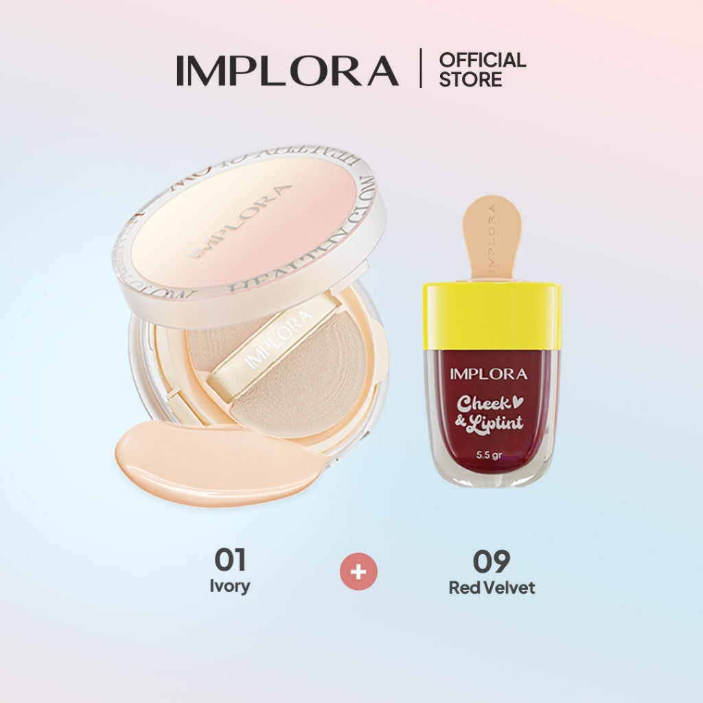 [BUNDLING] Implora Healthy Glow Cushion + Implora Cheek & Lip Tint
