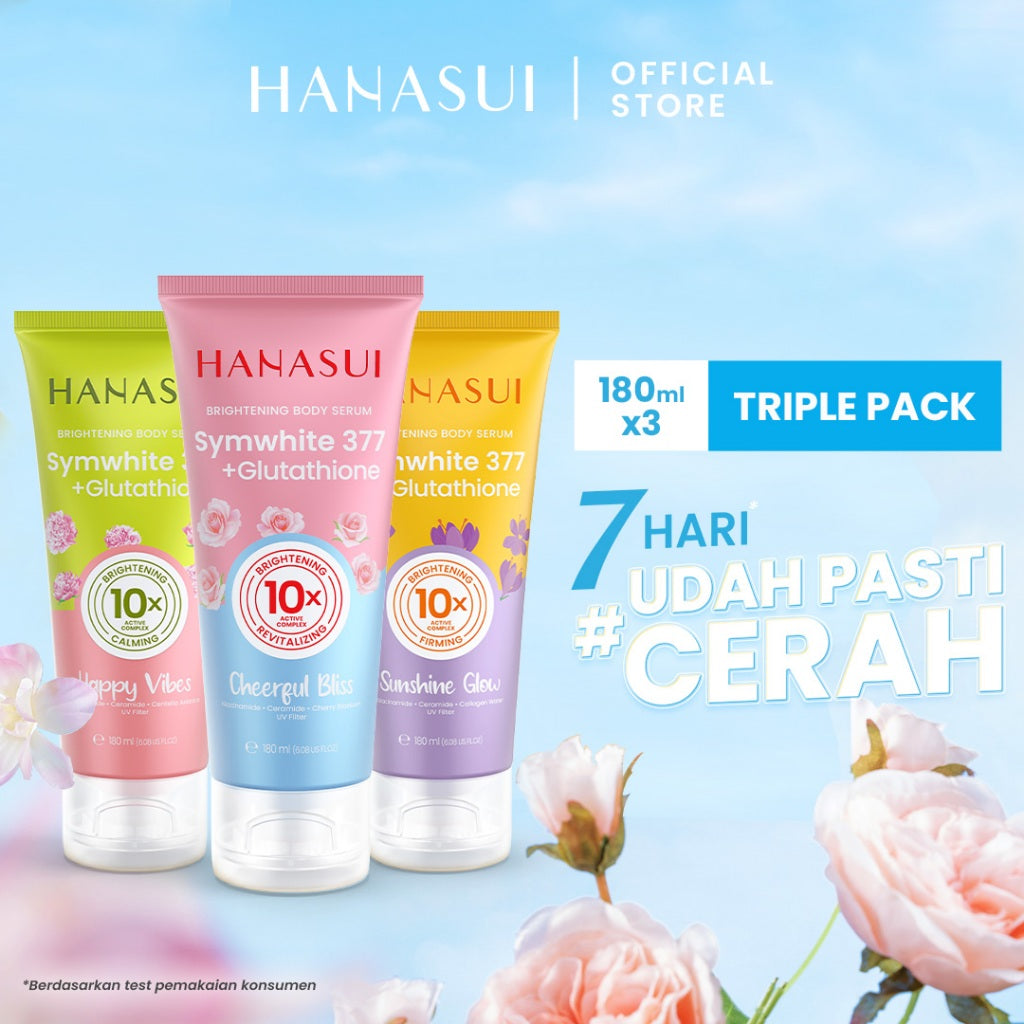 Hanasui Brightening Body Serum - Body Serum With Symwhite377 + Glutathione Mencerahkan & Menghidrasi Kulit