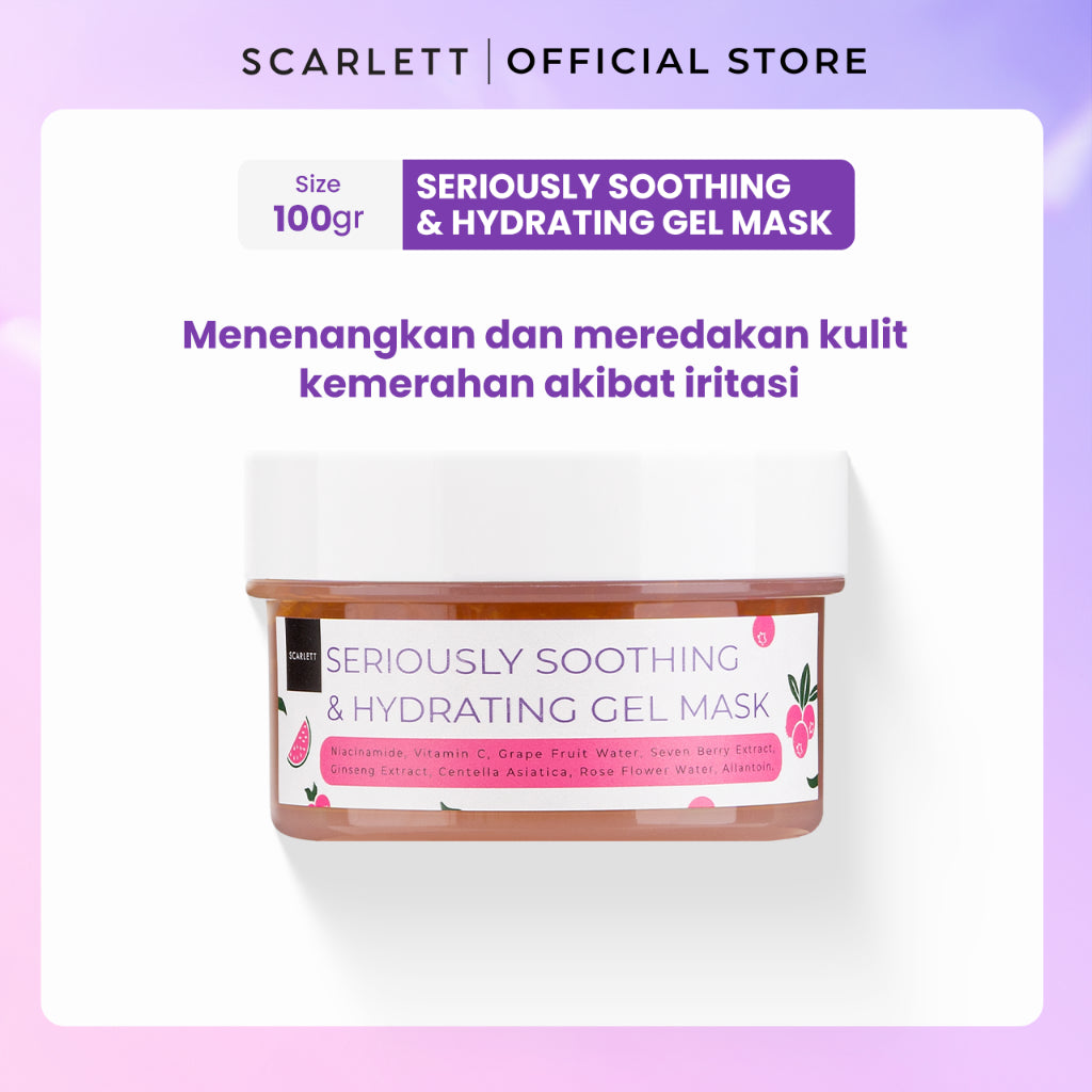 SCARLETT Face Care Satuan ( Facial Wash, Toner, Serum, Moisturizer, Face Mist, Peeling gel, Sunscreen, Face Mask ) - Brightly Ever After / Acne / Age Delay Mencerahkan , Menghilangkan Jerawat , Mencegah Penuaan Dini