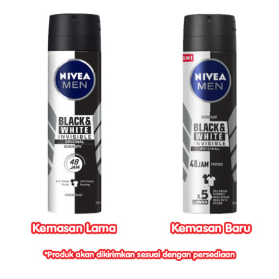 Nivea Men Deodoran Spray Black & White 150 ml