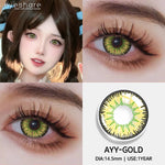 Eyeshare Softlens 14.5MM 1Pasang Lensa Kontak Putih Buta Putih Cosplay Mata Halloween Softlen
