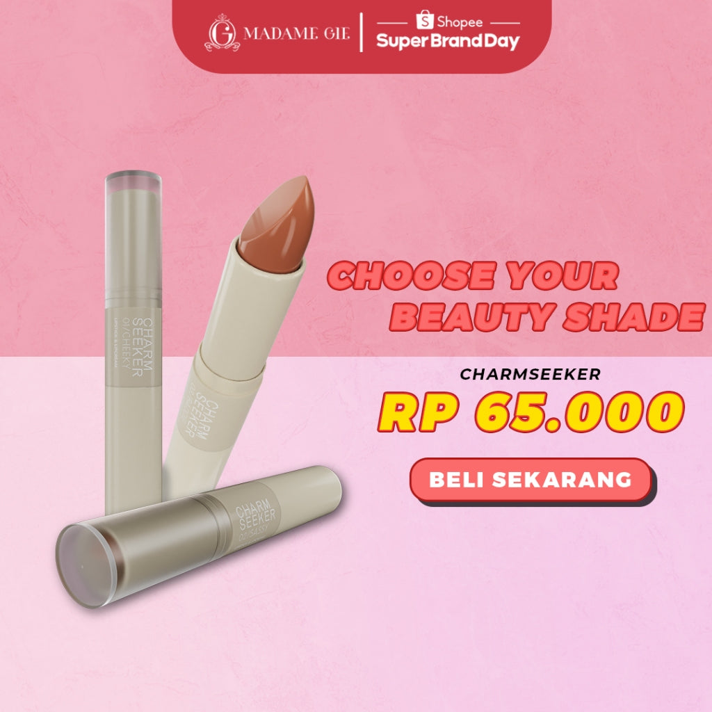[CHOOSE YOUR SHADE] 3X Madame Gie Charmseeker 2in1 Ombre - Make Up Soft Matte Finish