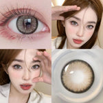 [beli 1 gratis 2] Mysticeyes Softlens Brown Series minus 0.00s/d-6.00 1 Pasang Softlens +Air Pencuci Softlens 60ml+lenscase