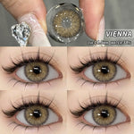 Eyeshare Softlens Vienna Chocolate 14.5mm 1 Pasang Lensa Kontak Untuk Mata Besar