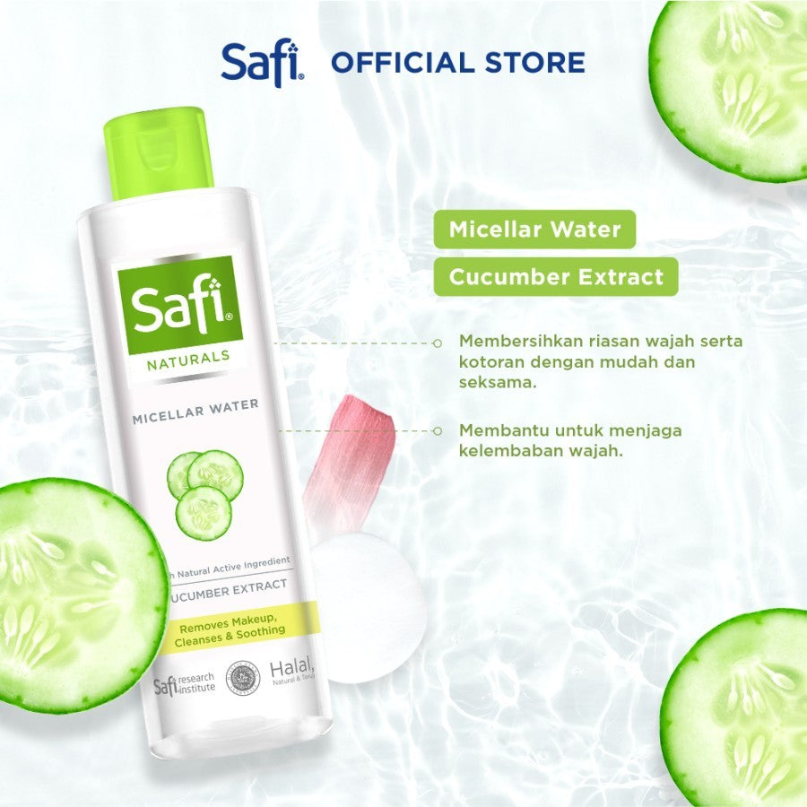 Safi Naturals Micellar Water With Cucumber 200ml