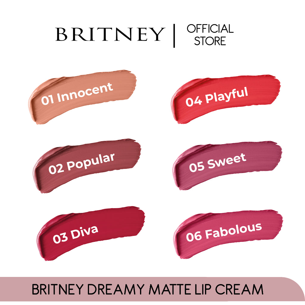 [DAPAT 5] Purbasari Britney Dreamy Matte Lip Cream