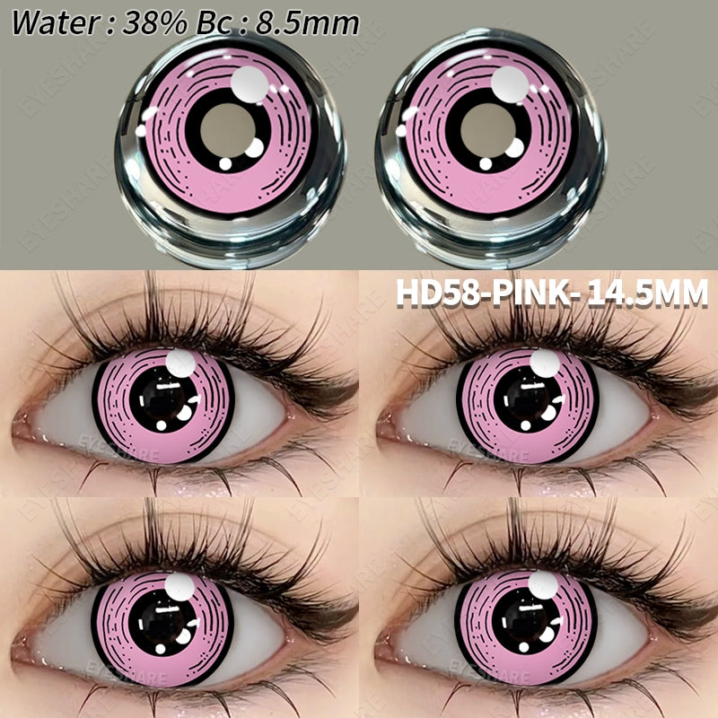 Eyeshare Softlens Lensa Kontak Mata Putih Cosplay Halloween Softlen Putih