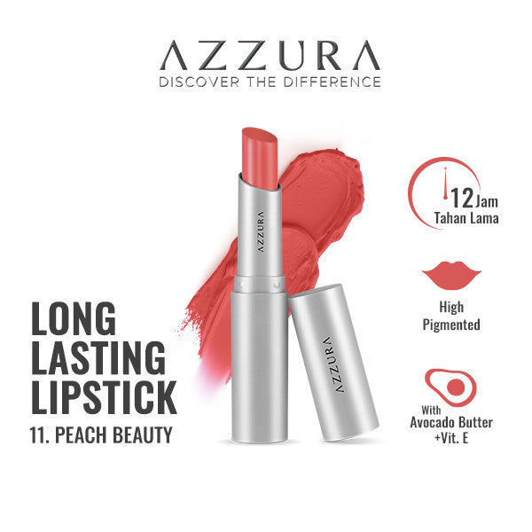 AZZURA Longlasting Lipstick 3gr 12 Jam Tahan Lama
