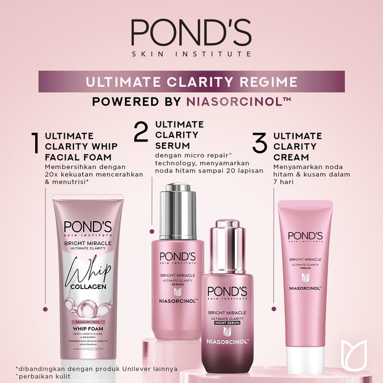 :Pond's Bright Miracle Ultimate Clarity Facial Whip Foam 100G x2
