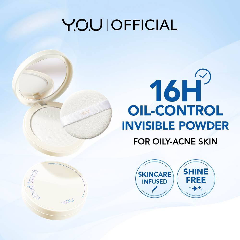 YOU Cloud Touch Invisible Setting Powder Oil Control No Sebum Bedak Wajah Kosmetik Powder