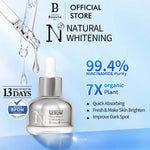PREMIERE BEAUTE Whitening Serum 30ml  Niacinamide Centella Luminous White Glow Brightening Serum Kulit Kusam Noda Hitam Bekas Jerawat Eksfoliasi Brightening Serum serum wajah glowing dan putih untuk Kulit Kenyal HalusBebas Jerawat dan Tampak Mud