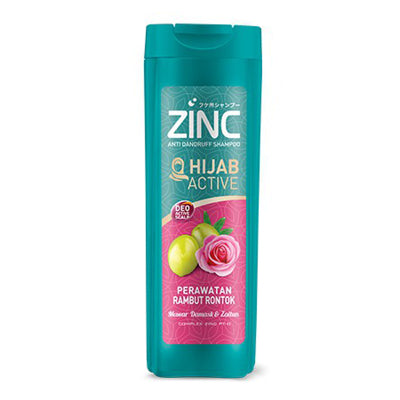 ZINC SHAMPOO REFRESHING COOL 340ML/ZINC SHAMPOO ACTIVE FRESH 340ML/170ML/ZINC SHAMPOO ANTI DANDRUFF ACTIVE FRESH 170ML/ZINC SHAMPOO CLEAB ACTIVE 170ML/ZINC SHAMPOO HIJAB MAWAR&ZAITUN RAMBUT RONTOK 170ML/ZINC MN SHAMPOO ANTI DANDRUFF ACTIVE COOL 170ML/RAMB