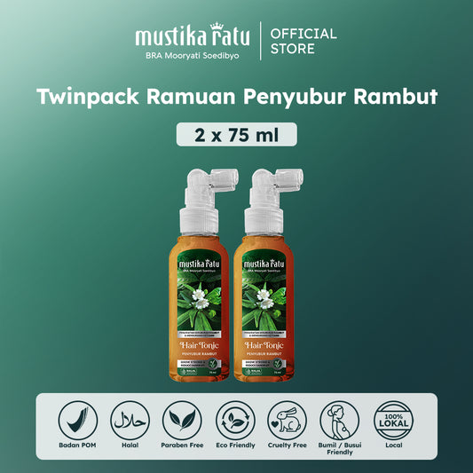 Mustika Ratu Twinpack Ramuan Penyubur Rambut 75ml