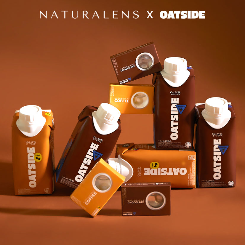 Naturalens x Oatside Chocolate Softlens Biomoist (1PC/SEBELAH) Contact Lens (0 sd -10) / Soft Lens / Lensa Kontak / Soflen / Softlen / Soflens normal minus / Softlense / Lensa mata