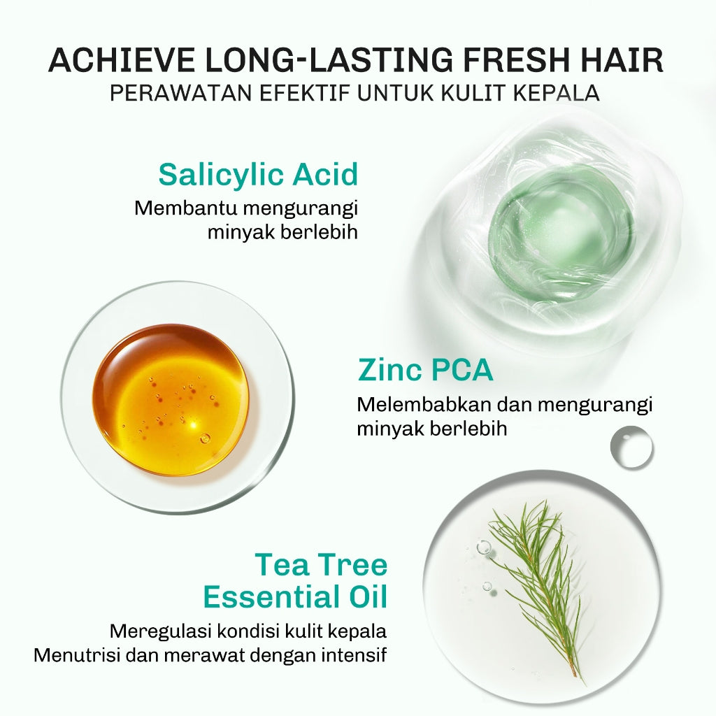 Lavojoy Hair We Bloom Shampoo | Sampo Untuk Mengurangi Rambut Berminyak | Rambut Lepek | Membersihkan Kulit Kepala | Dengan Asam Amino | Rambut Sehat Dan Segar