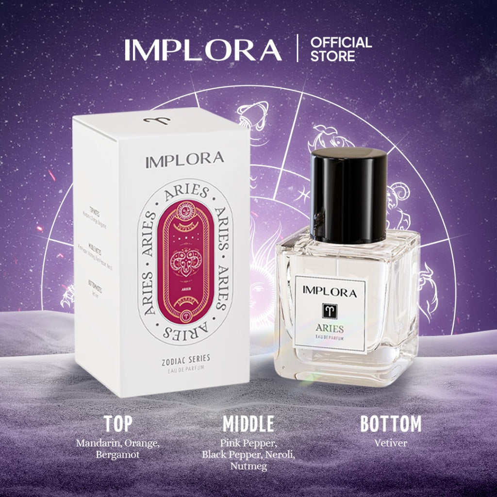 Implora Zodiac Series Eau De Parfum | Tahan Lama | Sweet Fresh Woody