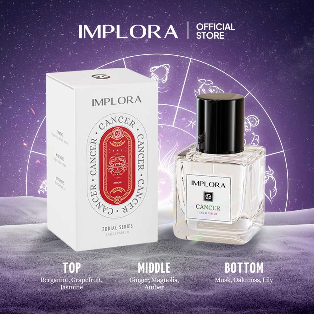 Implora Zodiac Series Eau De Parfum | Tahan Lama | Sweet Fresh Woody