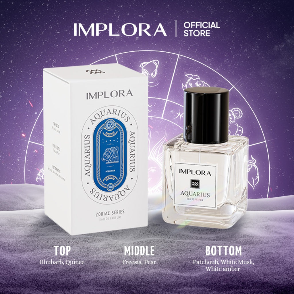 Implora Zodiac Series Eau De Parfum | Tahan Lama | Sweet Fresh Woody