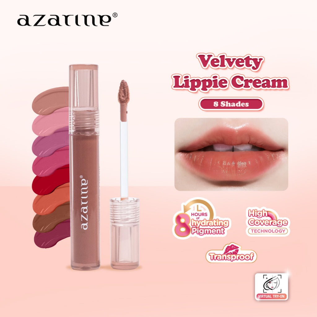 Azarine Velvety Lippie Cream Lightweight Lip Velvet Lip Matte 3.2 ml
