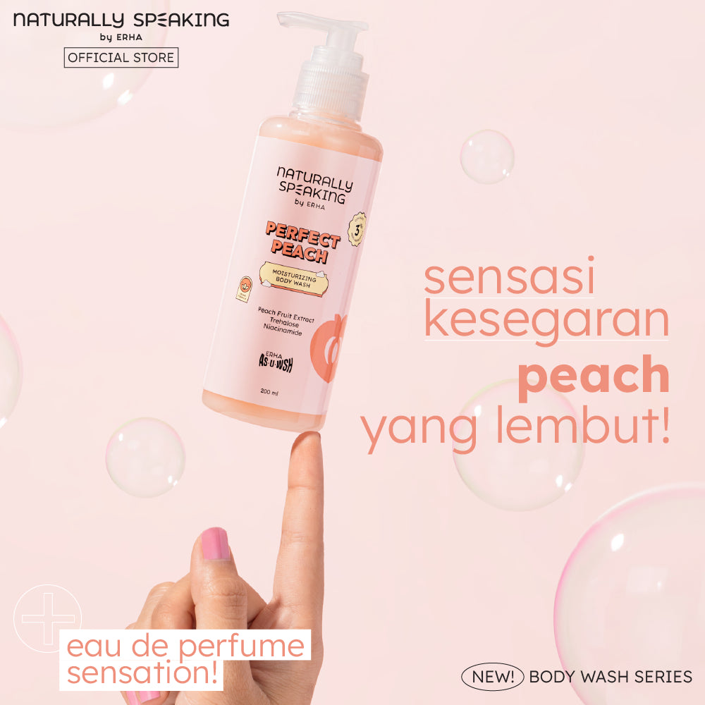 Naturally Speaking Perfect Peach Moisturizing Body Wash 200ml