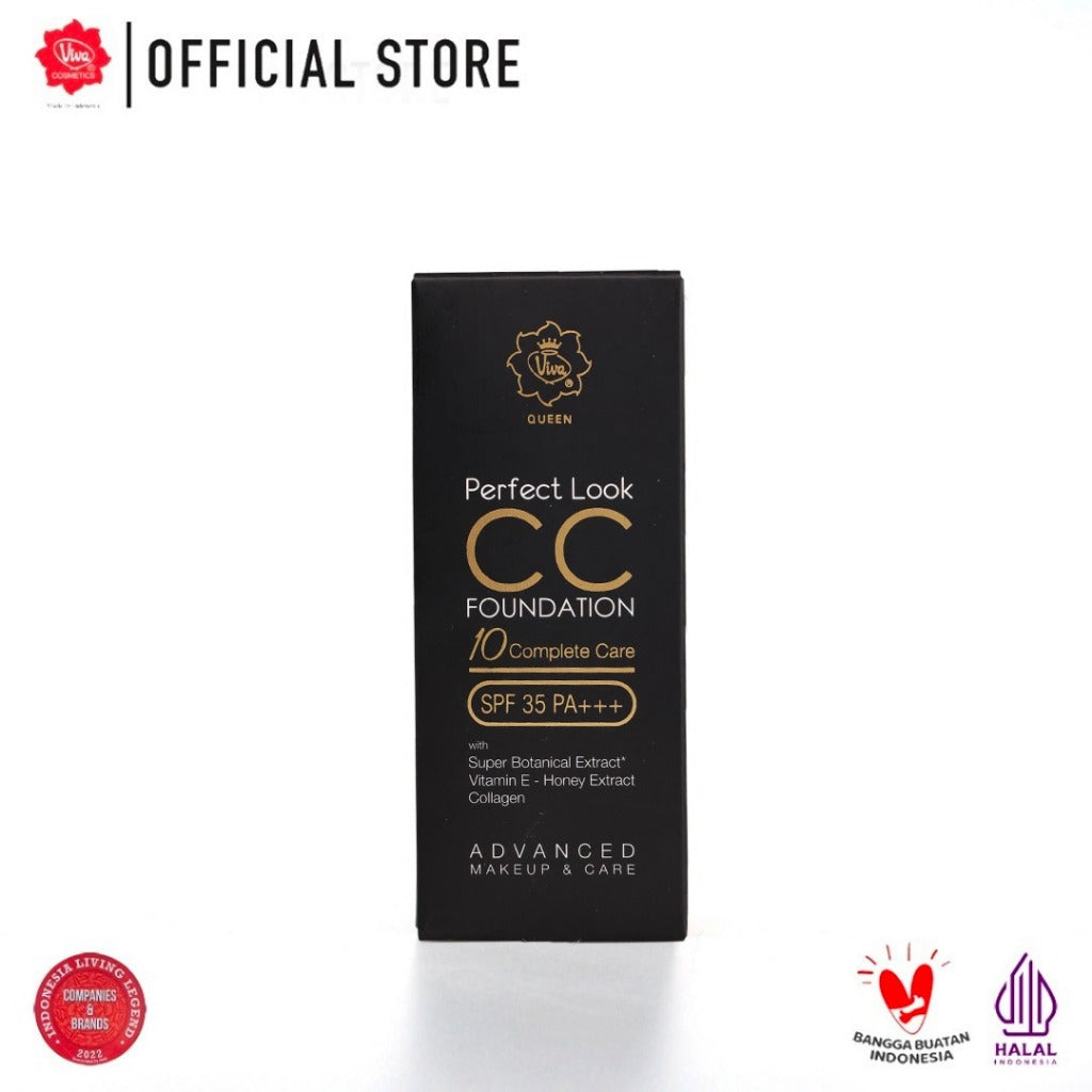 Viva Queen Perfect Look CC Foundation with VIT E, Collagen & SPF 35