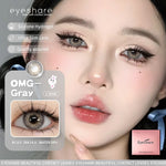 [COD] OMG softlens Minus, lensa kontak berwarna Minus (-1.00 s/d -8.00), sekali pakai tahunan