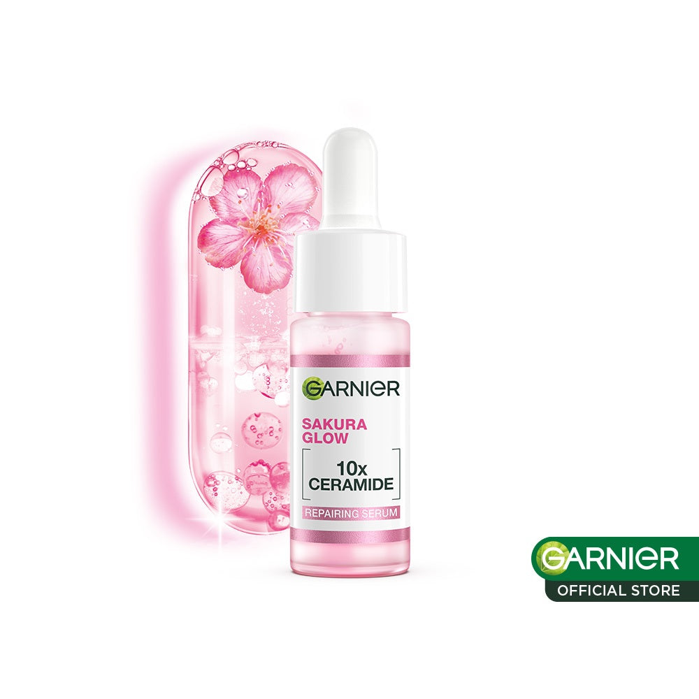 Garnier Sakura Glow Hyaluron 30x Booster Serum Skin Care 15ml (untuk Kulit Glowing dalam 7 Hari)