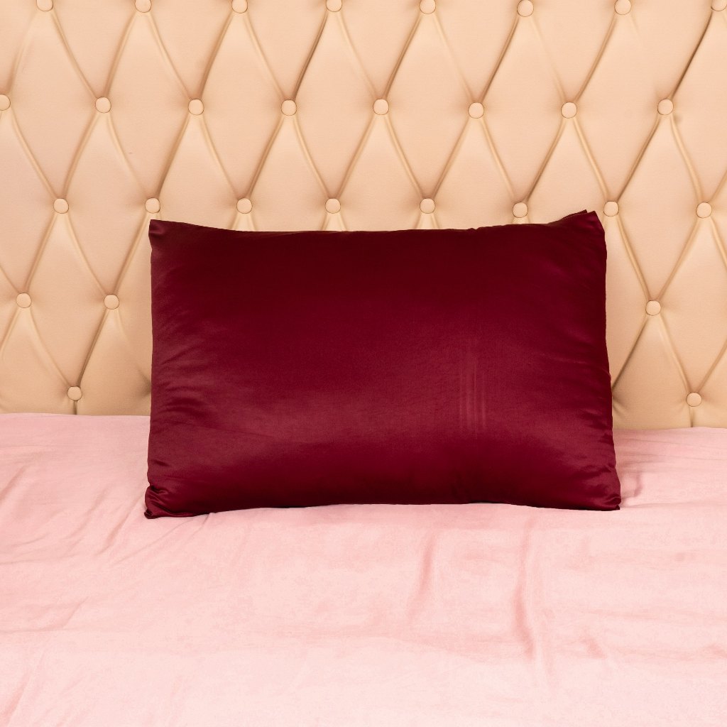 Sarung Bantal Cinta PREMIUM Satin Silk Adem Halus Soulmate Bedsheet King Size Pillowcase Terli Beauty Sarung Bantal Jumbo