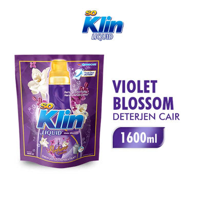 So Klin Deterjen Cair Blossom Scarlet Refill 1.6 L / Violet Blossom 1.6 L