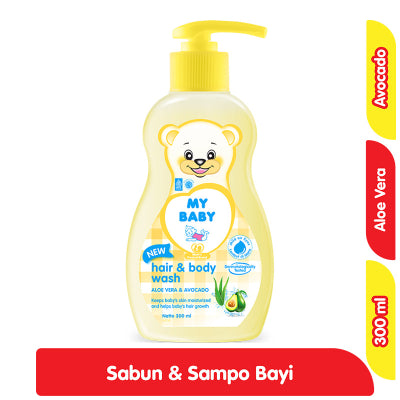MY BABY MILK SOAP SWEET FLORAL 200ML  / MY BABY HAIR & BODY WASH ALOE & AVOCADO 200ML