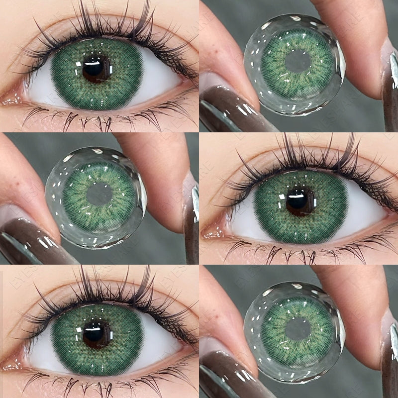 Eyeshare Softlens (Gratis Kotak Cermin) Boston Brown 14.2MM 1Pasang Lensa Kontak Warna Natural