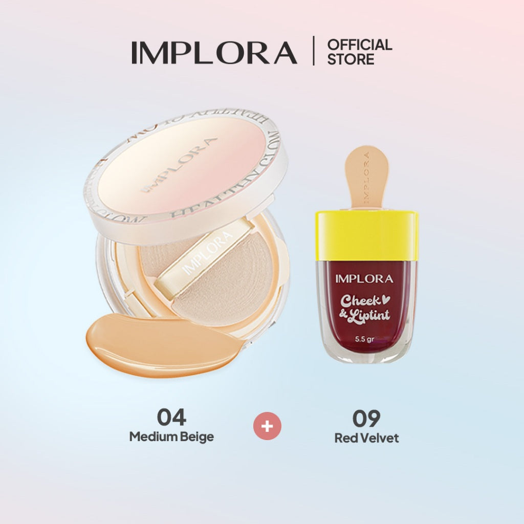 [BUNDLING] Implora Healthy Glow Cushion + Implora Cheek & Lip Tint