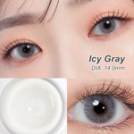 [0.00 s/d -8.00] Magister softlens Minus 14.00MM Queen Ochre Soflen Minus Graphite Amber Soflen Sepasang 6Bulan