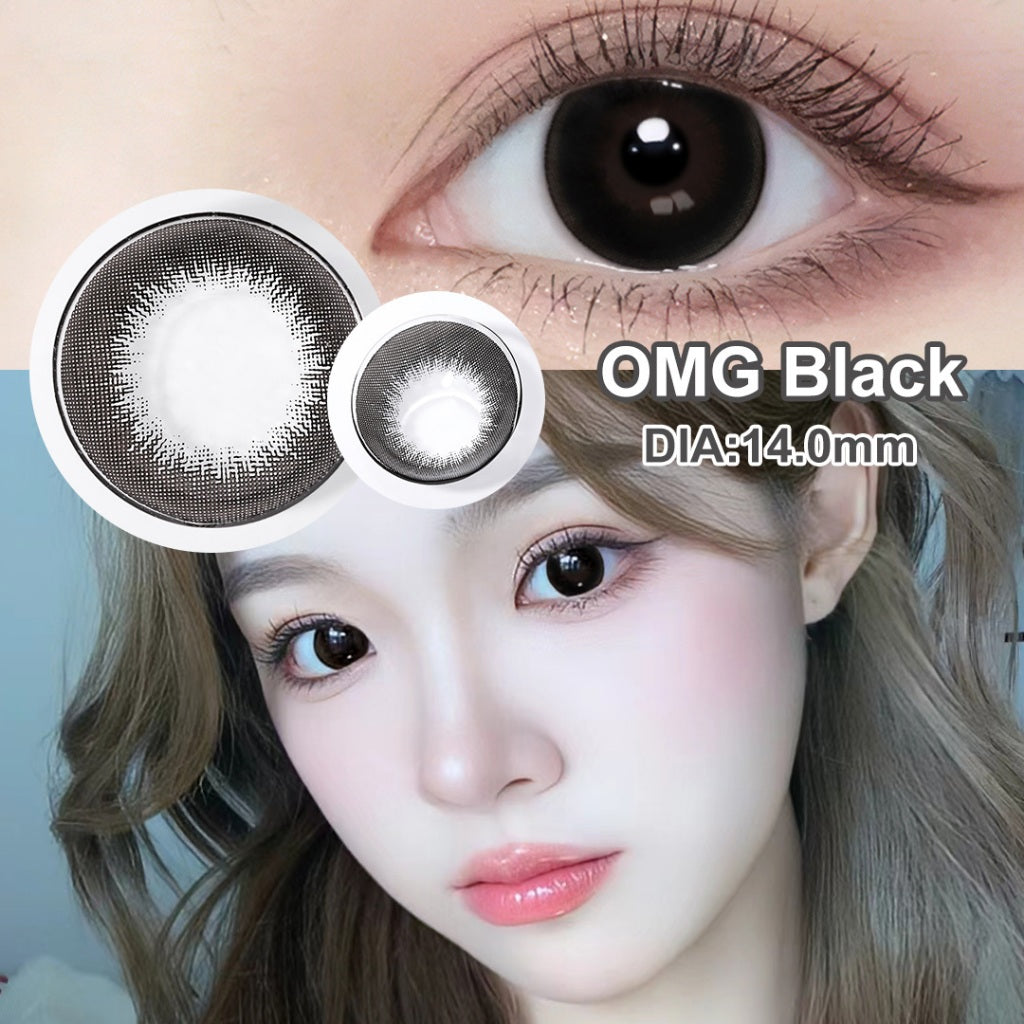 [0.00 s/d -6.00] Magister Softlens Minus Rose softlens 14 mm Lensa kontak berwarna Nude Brown