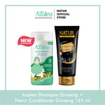 Azalea Hijab Shampoo 180 ML & Natur Conditioner 165 ml - Paket Perawatan Rambut Lepek Rontok