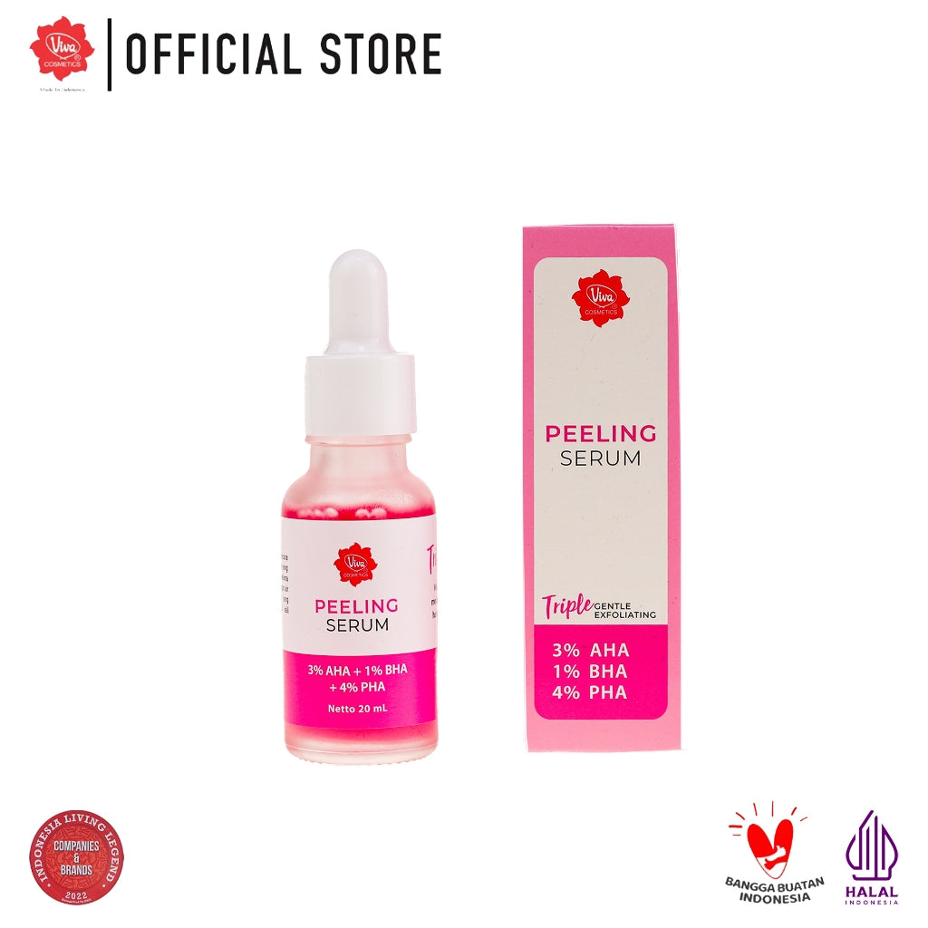 Viva Peeling Serum with Glycolic Acid (AHA), Salycilic Acid (BHA), Gluconolactone (PHA) - 20ml