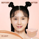 Hanasui Serum Cushion - Flawless Natural Dewy Finish UVA & UVB Protection Perfect Coverage Menyamarkan Pori-Pori Garis Halus Noda Wajah