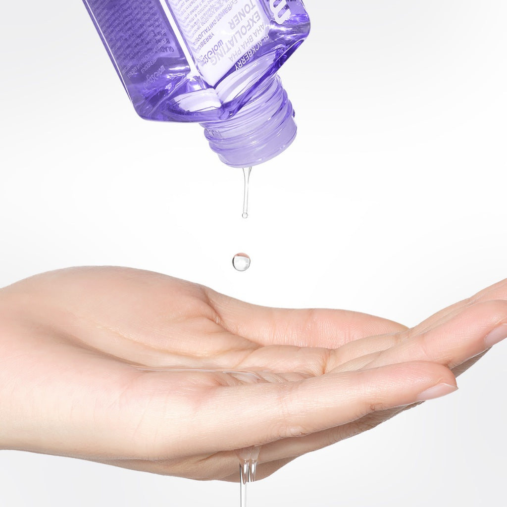 Glad2Glow Daily Exfoliating Toner toner badan face mist hydrating toner centella Toner eksfoliasi wajah glycocid acid glycolic acid kulit halus Eksfoliasi Lembut Jaga kulit Anda tetap terhidrasi Rawat kulitmu Skincare Mikrodermabrasi g2glow official store