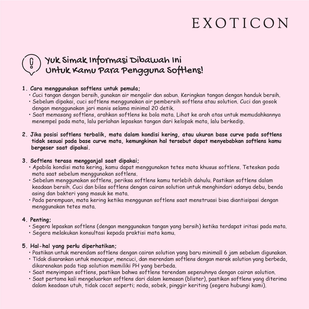 Exoticon Softlens New Russian Velvet Series Katerina | Sofiya | Anna | Valeriya | Soflens Korea