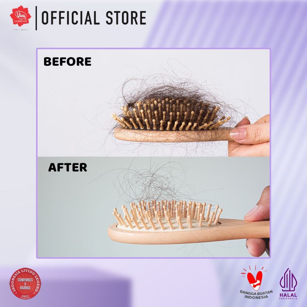 [PROMO] Paket Anti Hairfall Set (Perawatan Rambut Rontok) with UV Filter, Triple Vitamins & Triple Botanical Oil