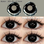 Eyeshare Putih Black Softlens 1Pasang 14.5mm Lensa Kontak Cosplay Softlen