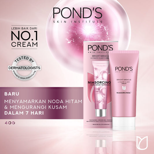 Ponds Bright Beauty Krim Wajah Skin Perfecting Cream Pencerah Wajah 40 G - Brightening Cream