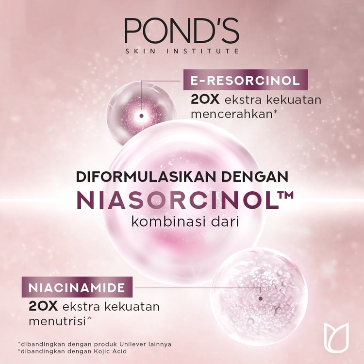 Pond's Bright Miracle Ultimate Clarity Niasorcinol Facial Foam 100gr x2
