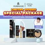 [DAPAT 3] Purbasari Beauty Set - Purbasari Lipstick Color Matte + Purbasari Oil Control Matte Powder + Purbasari Ultra Smooth Eyebrow