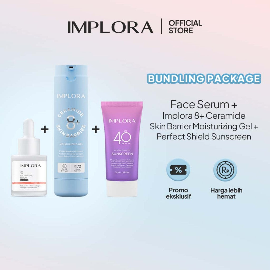 Implora Serum Wajah 20ML | Mencerahkan | Kulit Berjerawat | Komedo Dark Spot | Hydrating