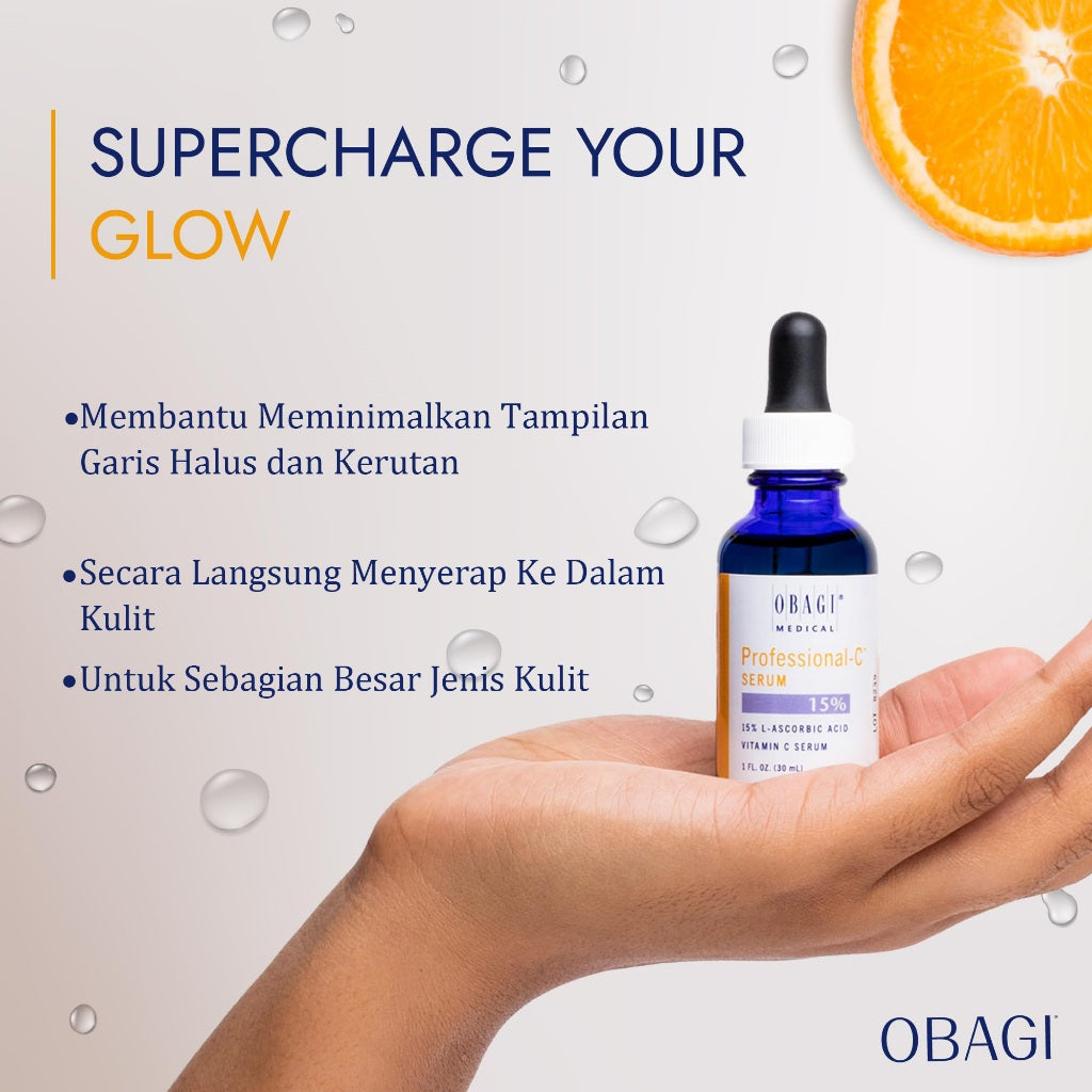 Obagi Professional-C 10% 15% 20% Serum 30ml Anti Penuaan Anti Keriput Vit C
