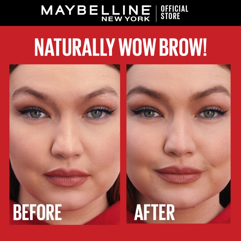 MAYBELLINE OFFICIAL Tattoo Brow 3 Day Styling Gel Brown - 6ml Browcara Mascara Alis Eye Makeup Cokelat Brow Tint Waterproof Transferproof