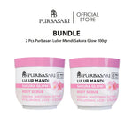 [Bundle Hemat] Purbasari Lulur Mandi Sakura 200 gr / Body Scrub - Mencerahkan - Melembabkan - menyamarkan flek hitam