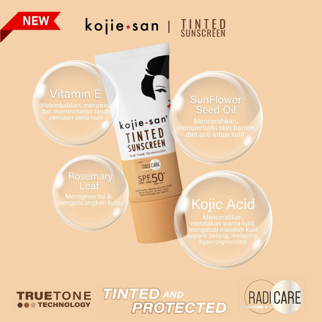 KOJIE SAN Tinted Sunscreen SPF50+ PA+++ 7.5g