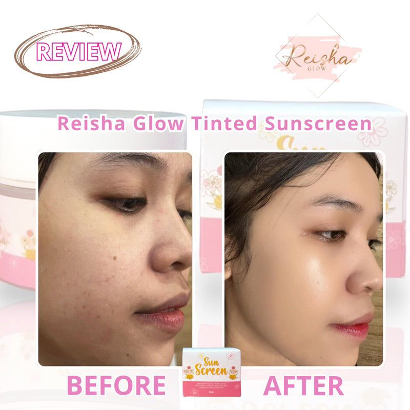 REISHA GLOW Tinted Sunscreen SPF 30 PA+++  Improved Formula I Sunscreen Sunblock BB cream